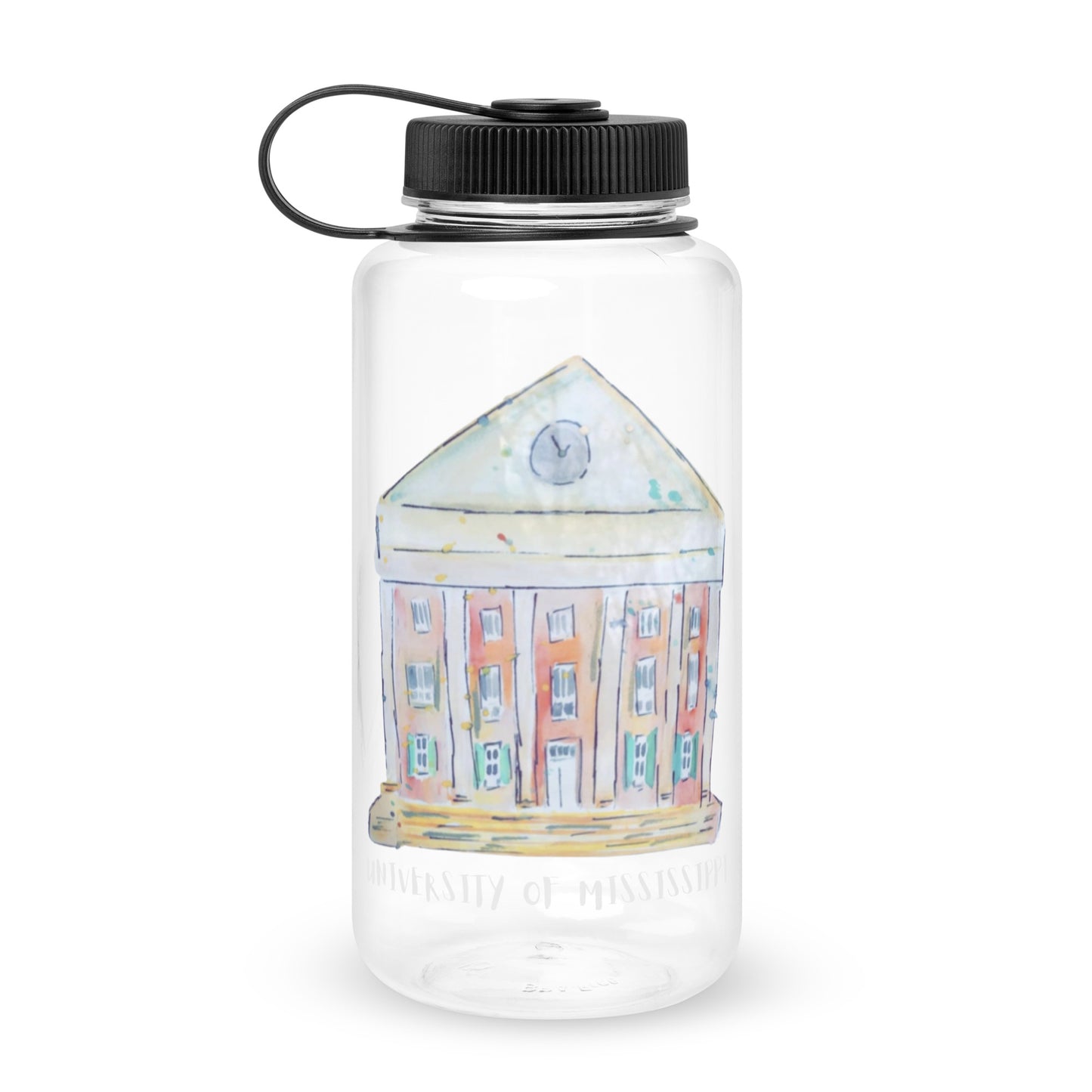 Ole Miss Lyceum Plastic Water Bottle
